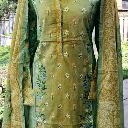 Pakistani  Bin saeed cotton  3 pcs